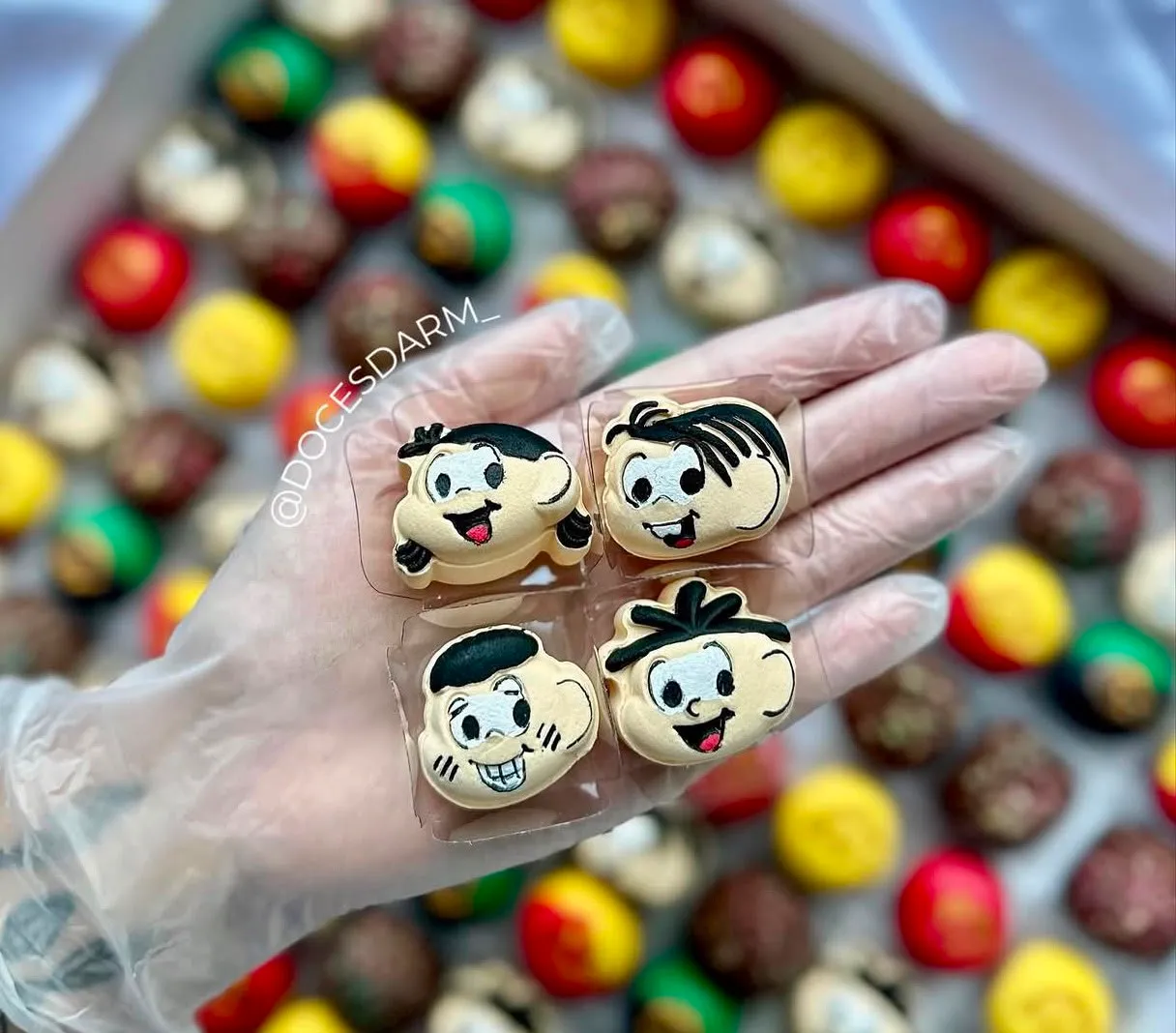Brigadeiro de ninho colorido