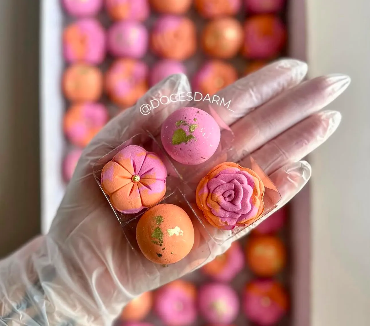 Brigadeiro de ninho colorido