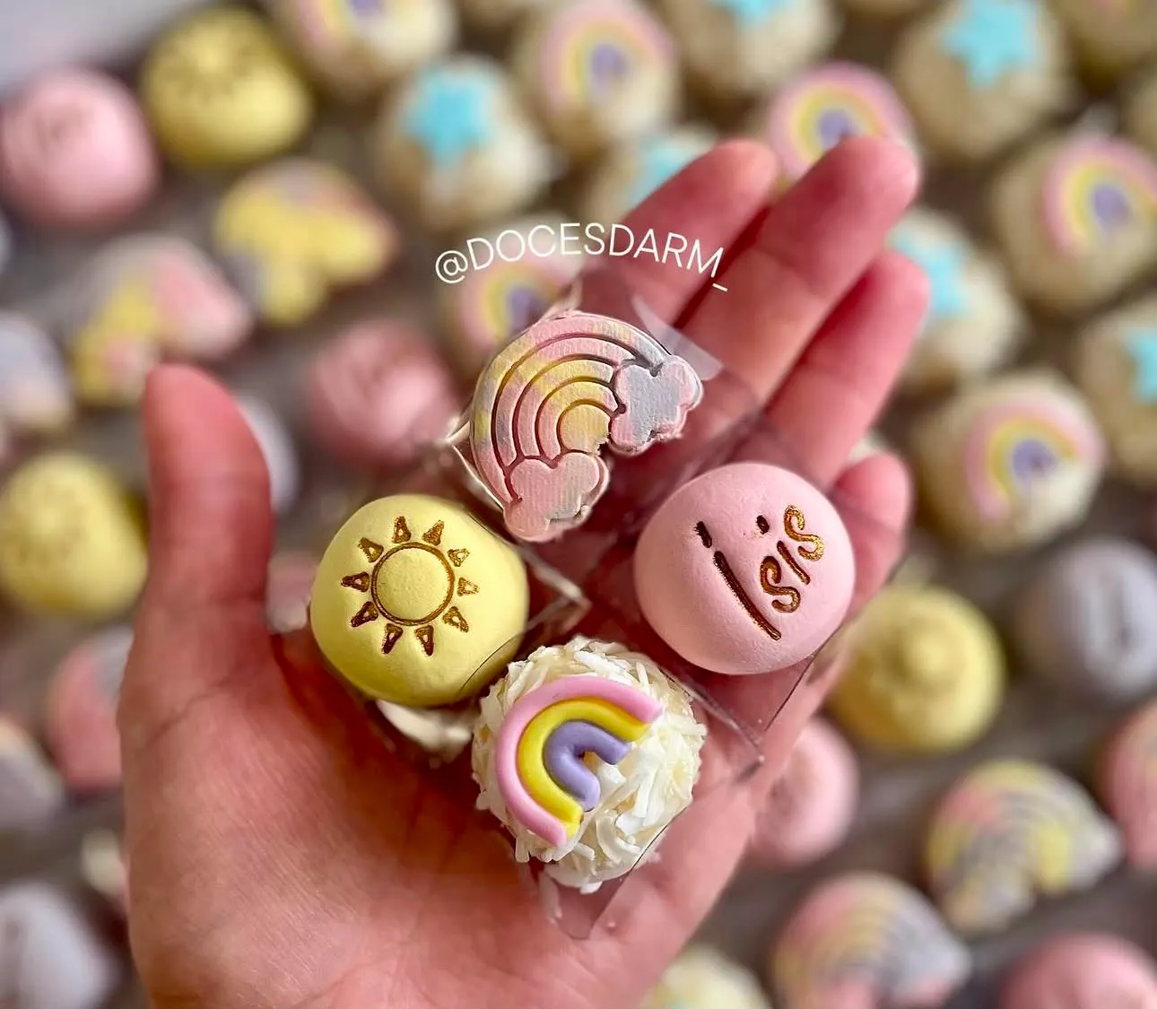 Brigadeiro de ninho colorido